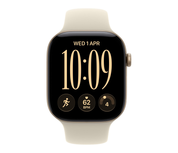 Apple Watch 12 46/Jasne złoto Alu/Piaskowy Pasek S/M GPS - 1594056 - zdjęcie 2